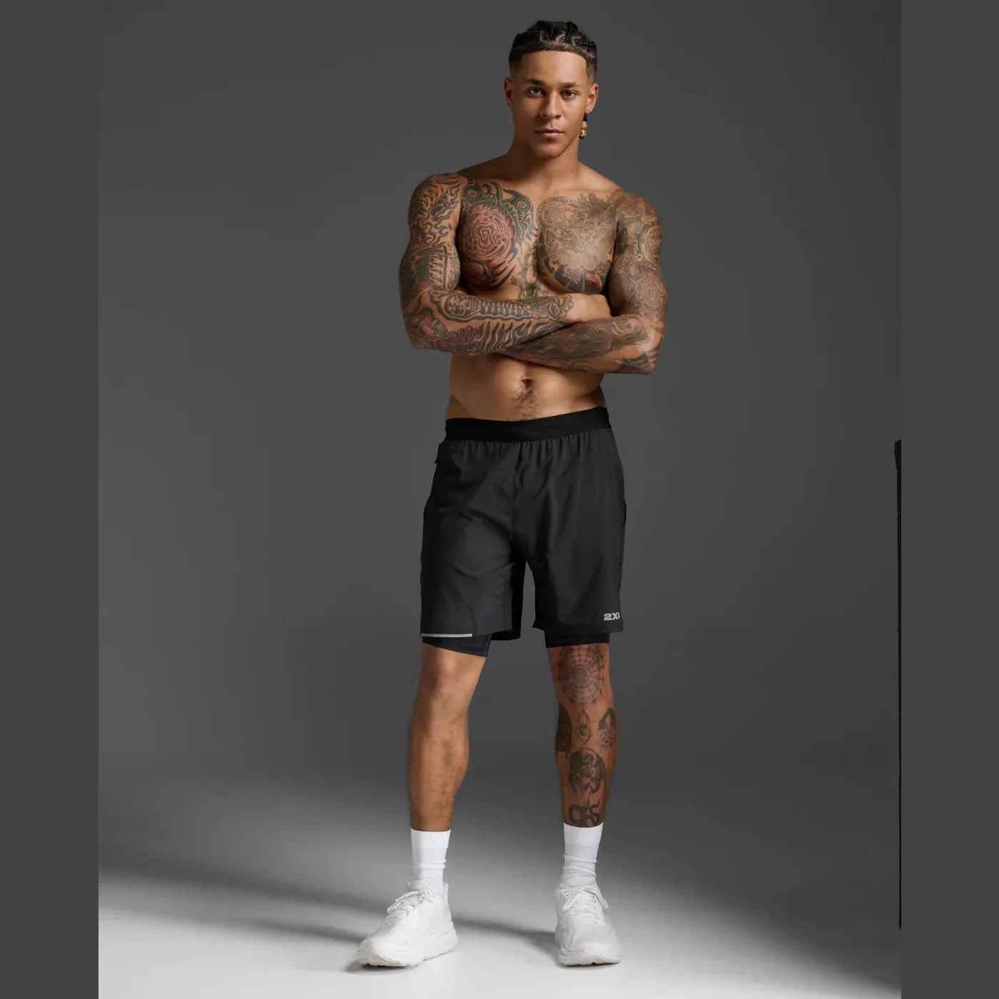2XU Aero 2-In-1 7 Inch Shorts Mens