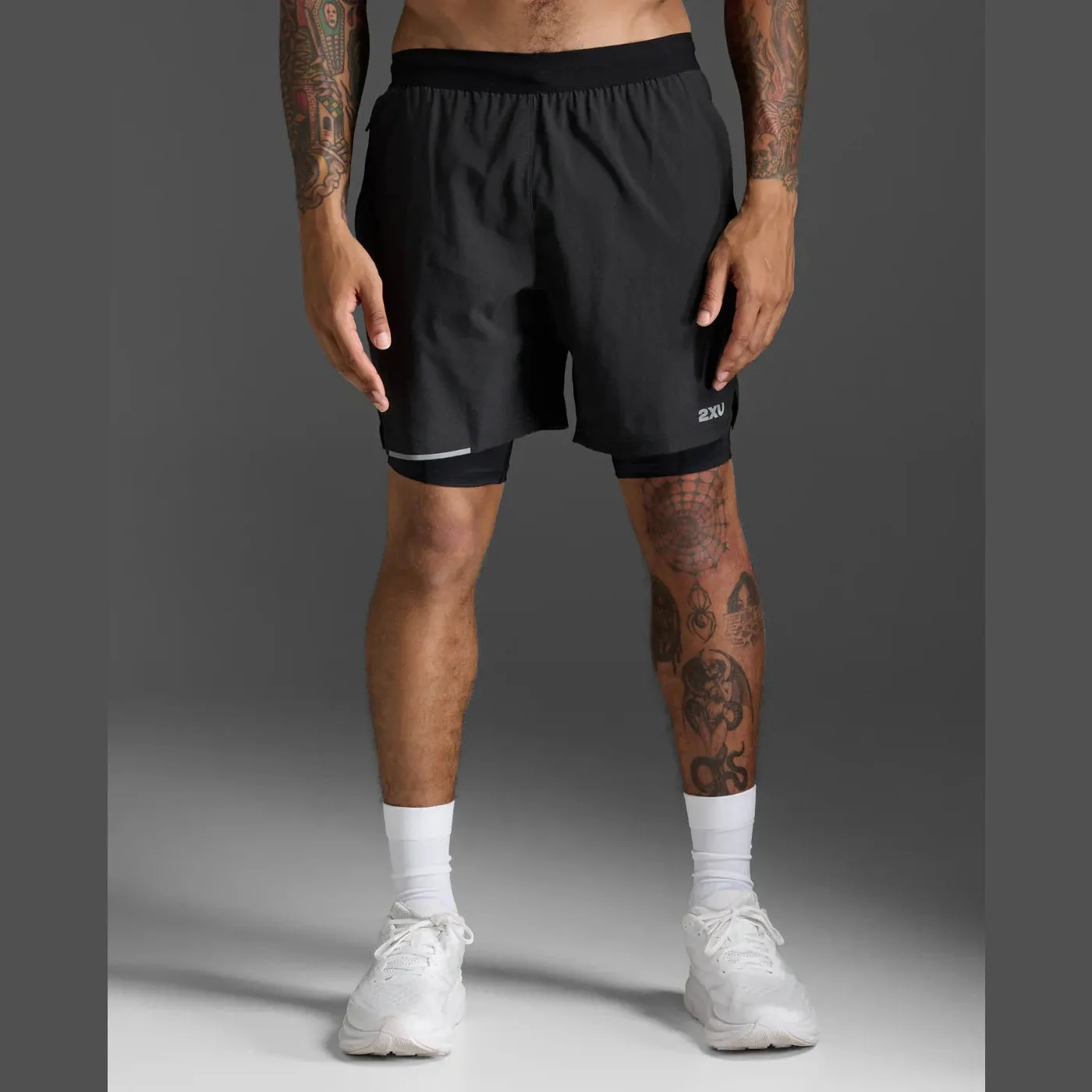 2XU Aero 2-In-1 7 Inch Shorts Mens