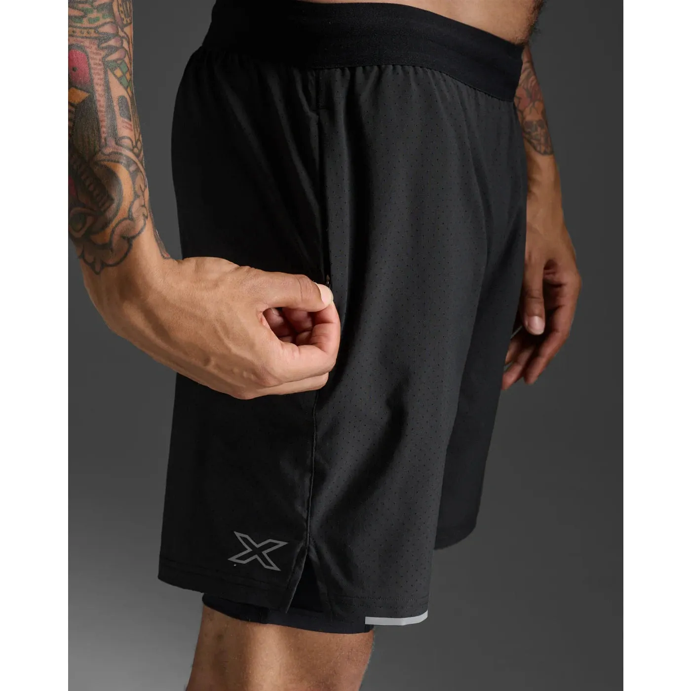 2XU Aero 2-In-1 7 Inch Shorts Mens