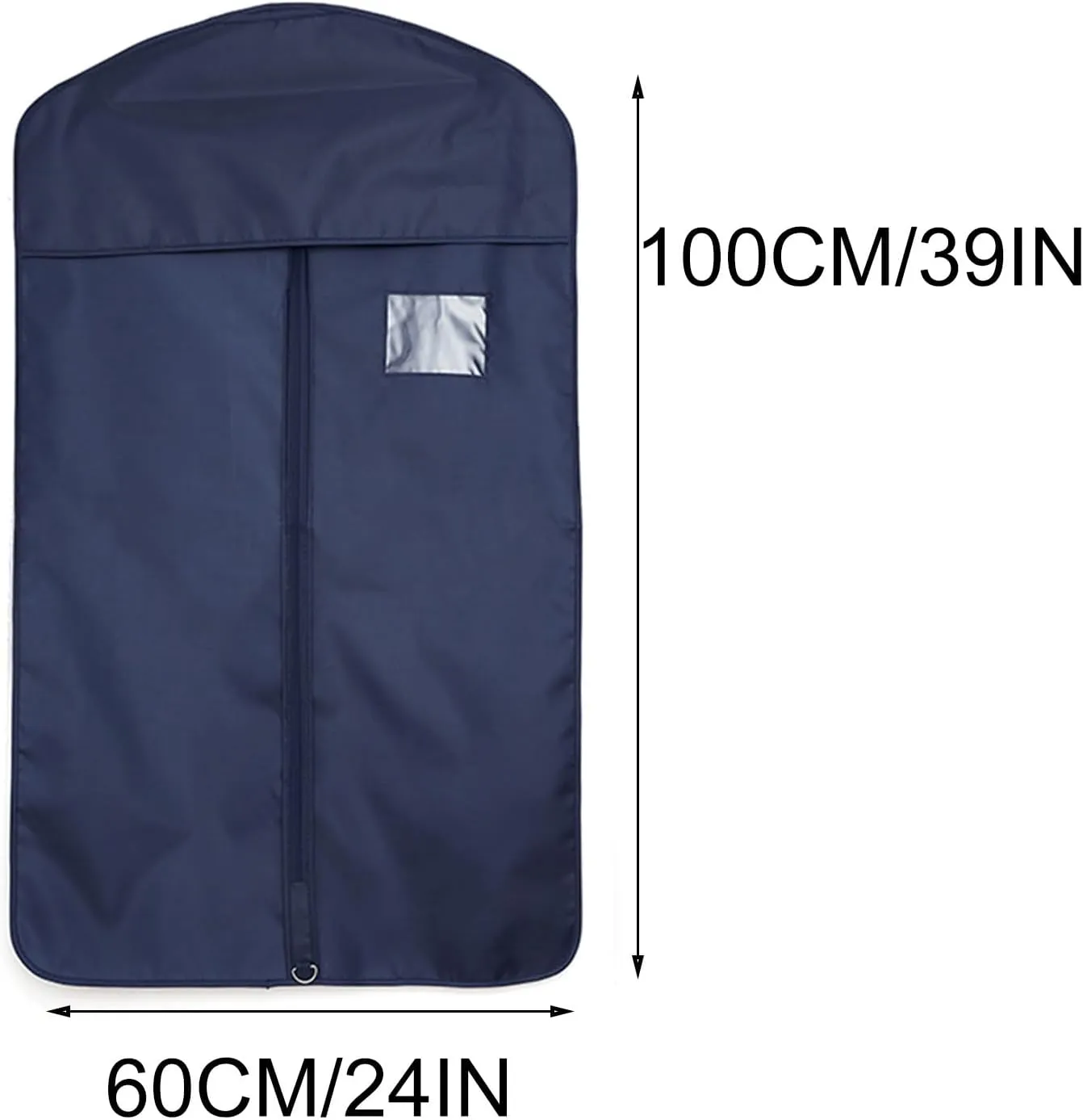39IN Suit Bags for Hanging Clothes, Oxford Cloth Garment Bags for Closet Storage for Shirts, Coats, Dresses, 2 Packs(Blue)