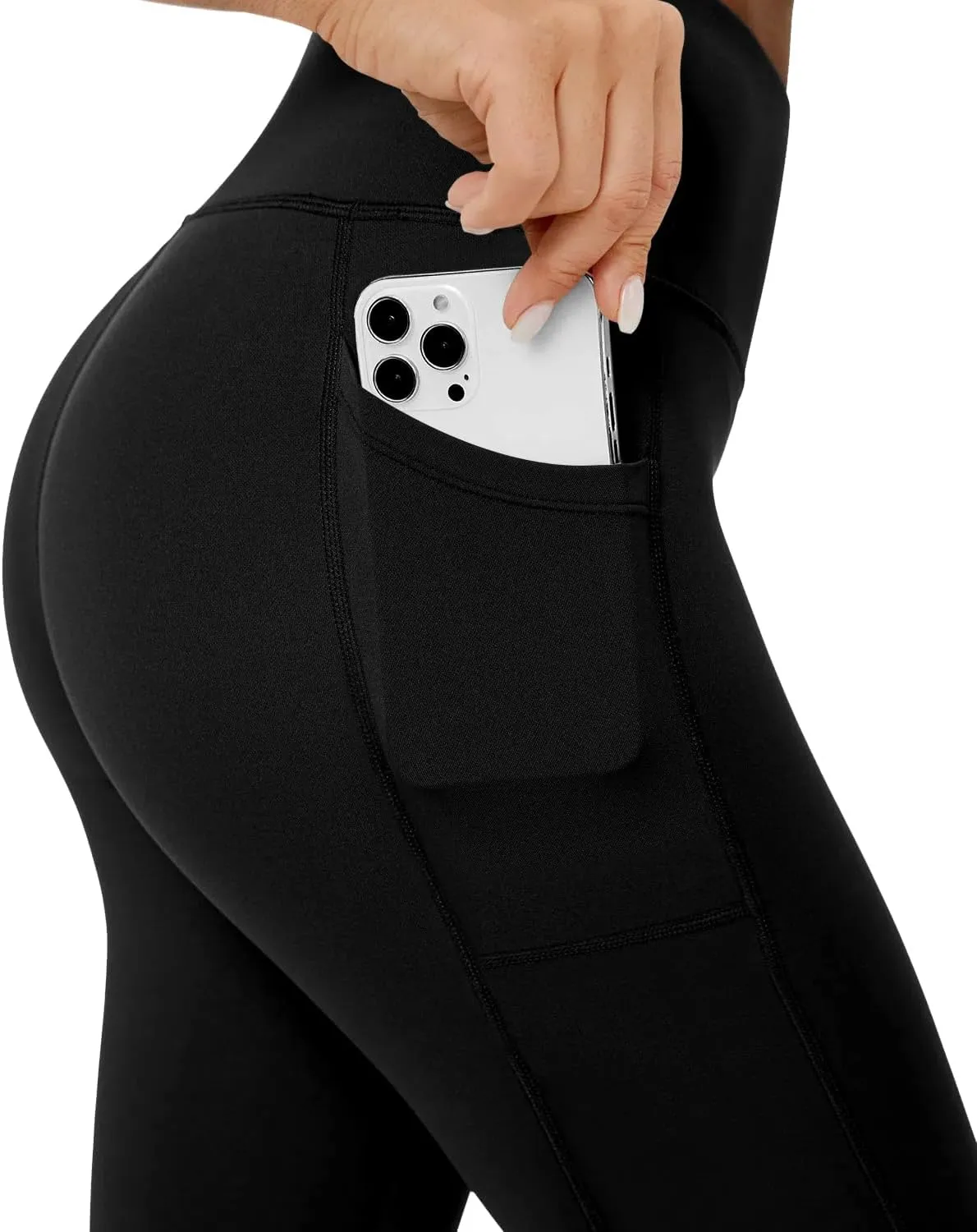 4 Pack Leggings for Women Butt Lift High Waisted Tummy Control No See-Through Yoga Pants Workout Running Leggings