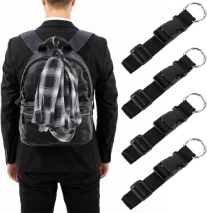Add a Bag Luggage Straps, 4pcs Jacket Gripper Adjustable Luggage Hooks Holder Suitcase Belt Straps Carrying Clips with Luggage Connector and Hook Travel Accessories for Carry Your Extra Bags