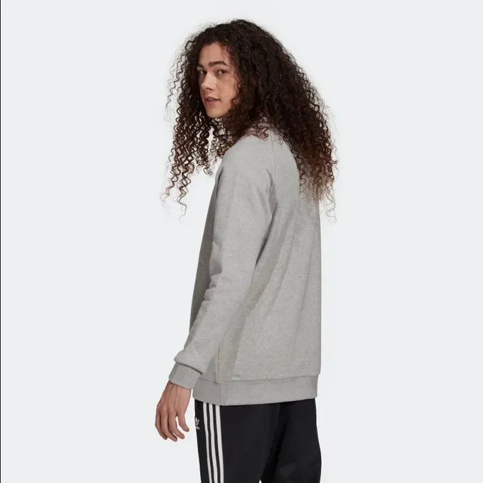 Adidas Originals Adicolor Classics Trefoil Cnewneck Men's Crewneck Sweatshirt H06650 grey-white