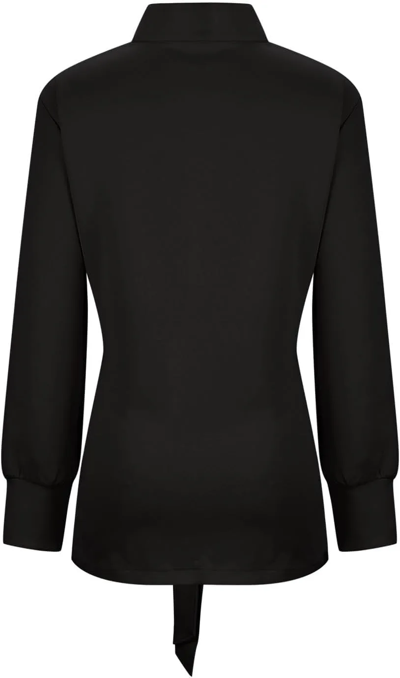 Akklian Womens Jacket Casual Long Sleeve Belted Wrap Trench Coat 2024 Fall Fashion Button Up Cropped Outerwear with Pockets