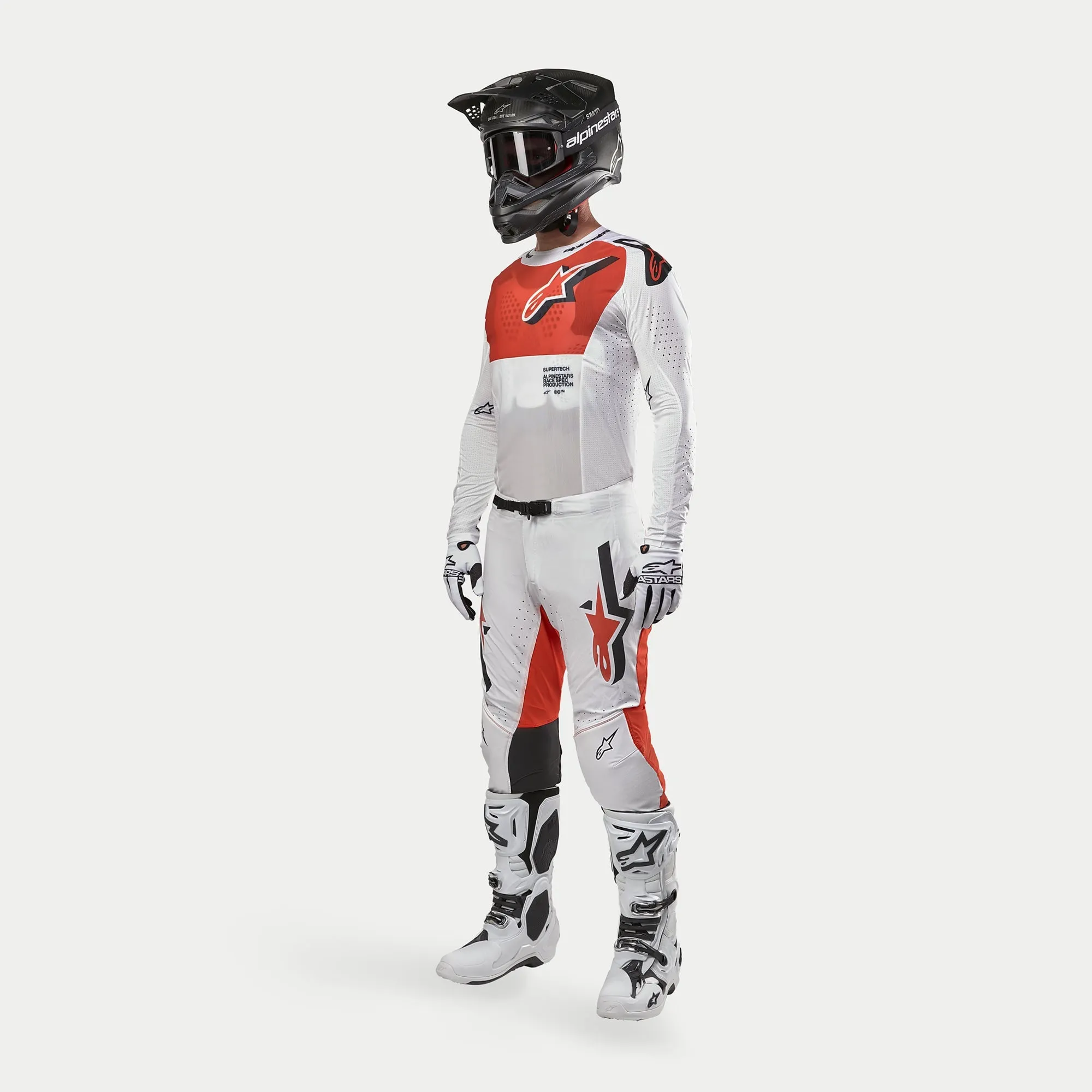 Alpinestars 2024 Supertech Ward Pants - White Hot Orange