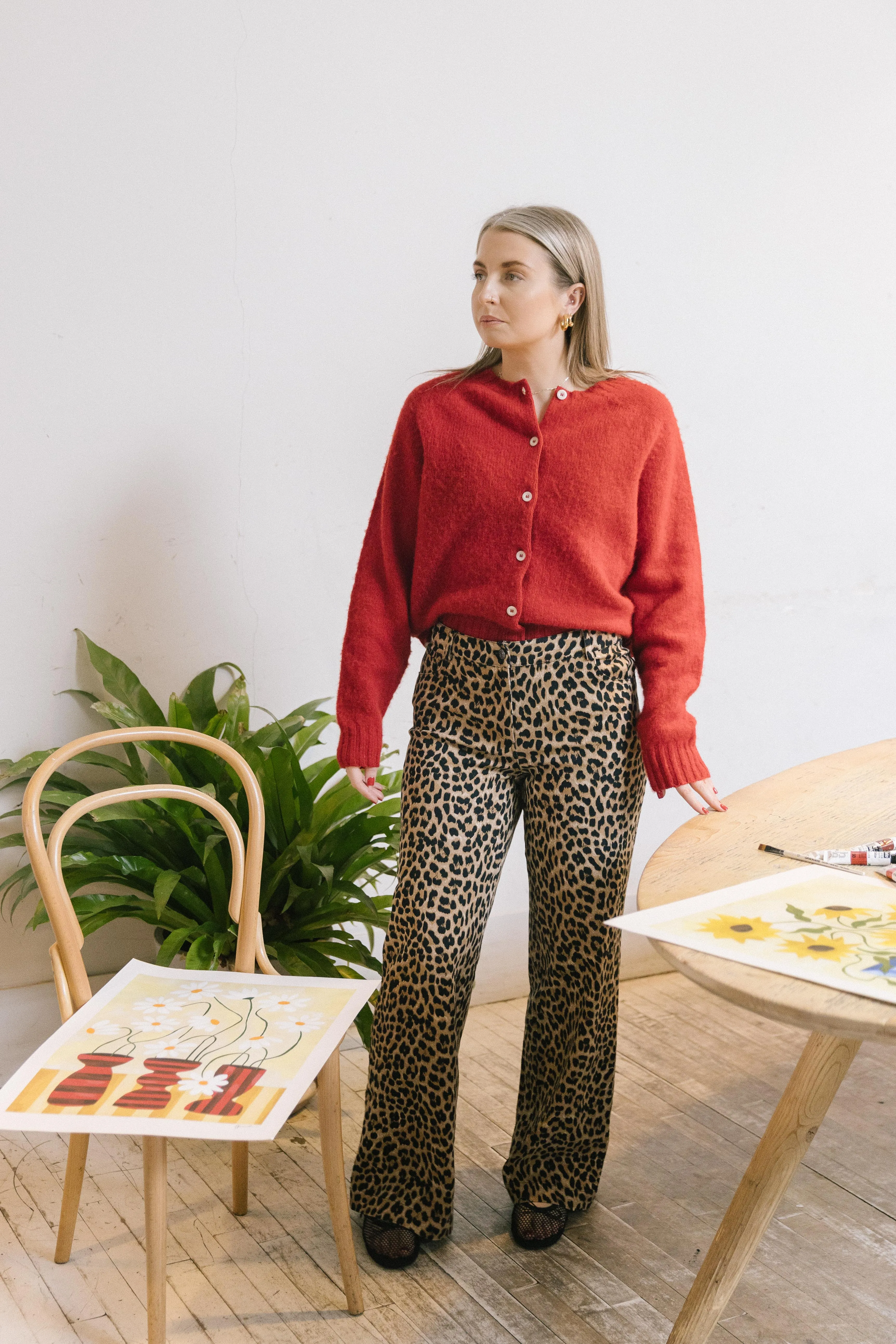 Animal Twill Trouser
