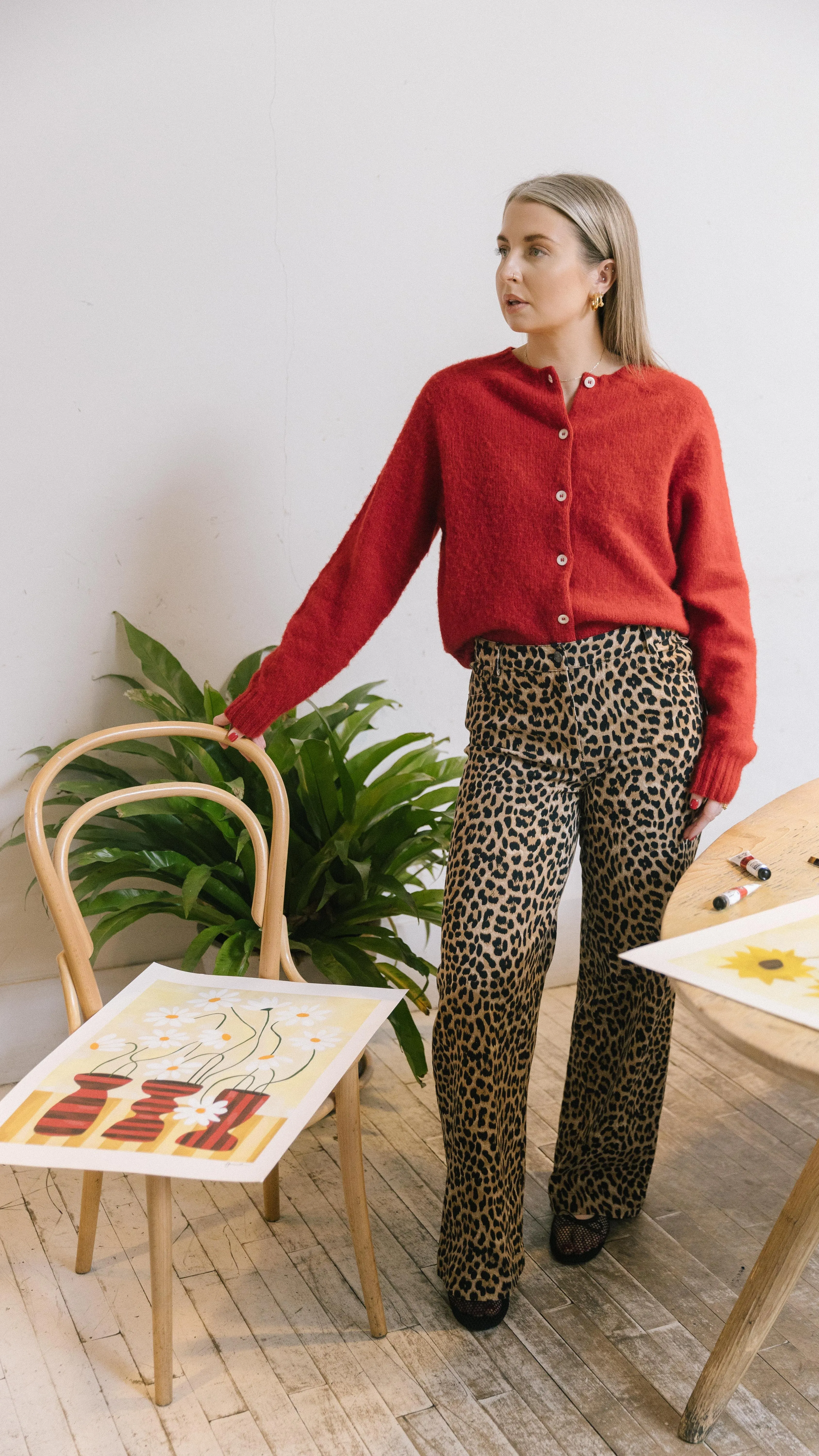 Animal Twill Trouser