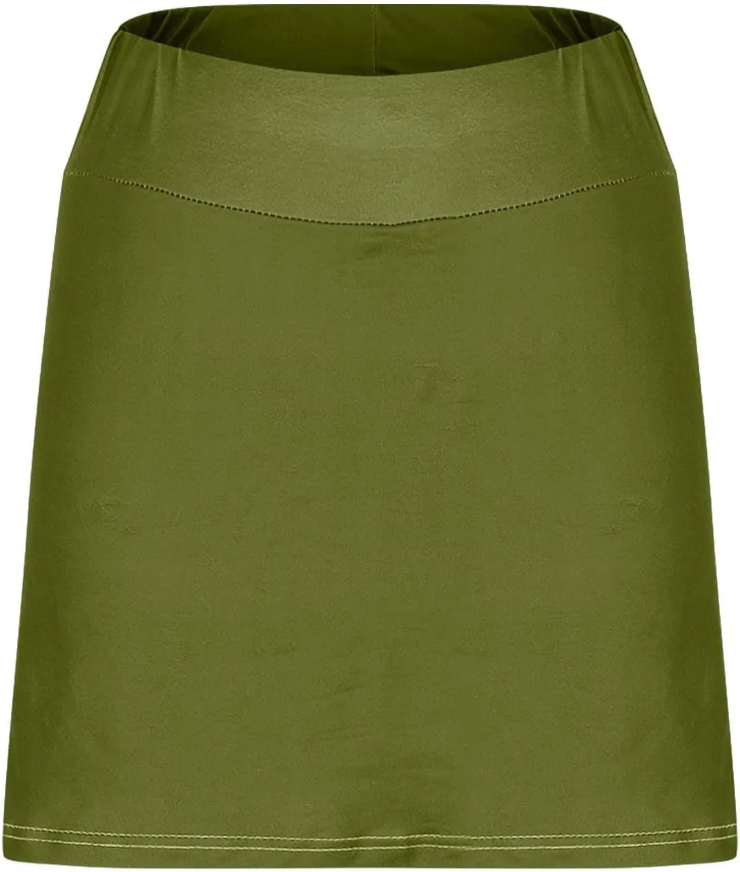 Athletic Skorts for Women 2024 Summer Elastic Mid Rise Tennis Skirt with Shorts Stretch Yoga Skorts Comfy Golf Shorts
