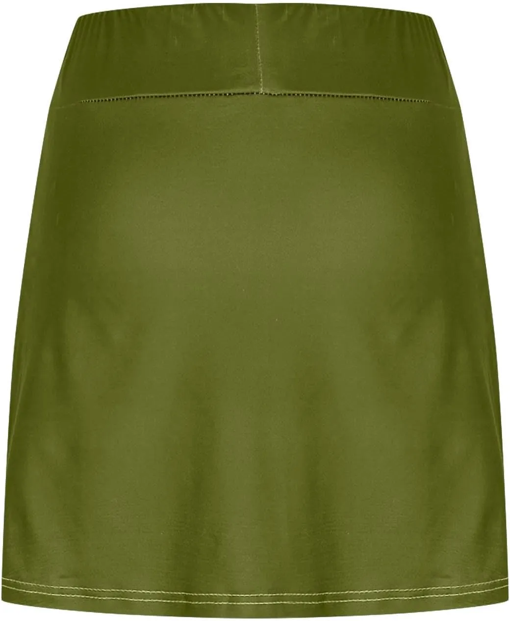 Athletic Skorts for Women 2024 Summer Elastic Mid Rise Tennis Skirt with Shorts Stretch Yoga Skorts Comfy Golf Shorts