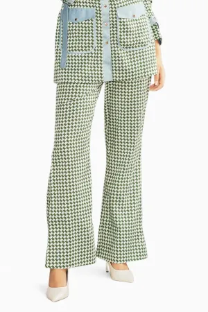 Austen Blue Print Pant