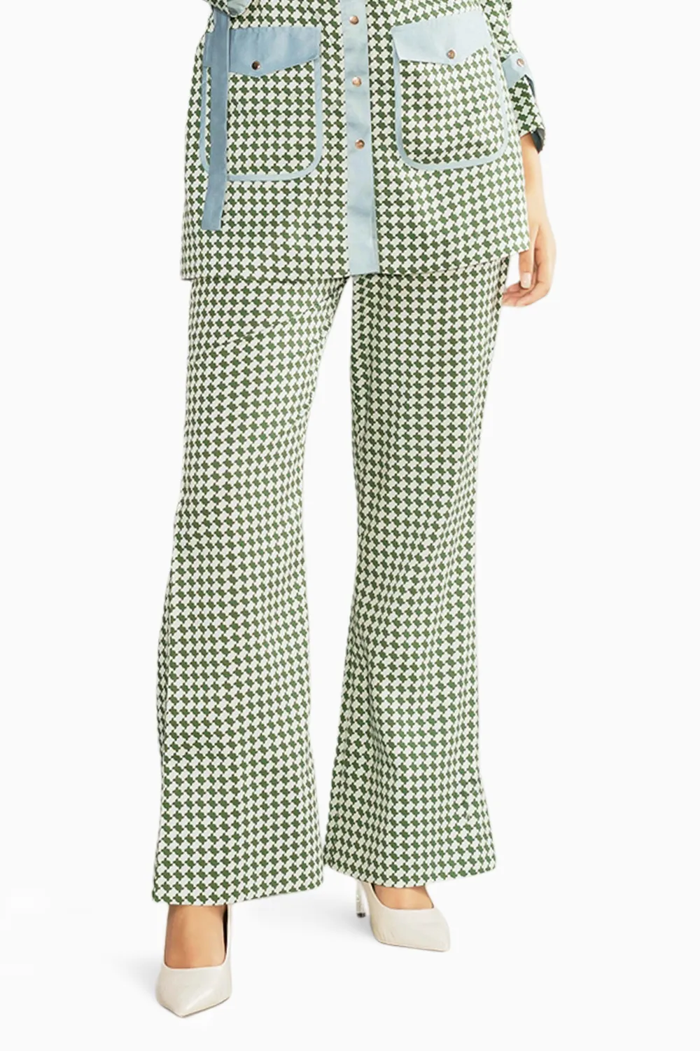 Austen Blue Print Pant
