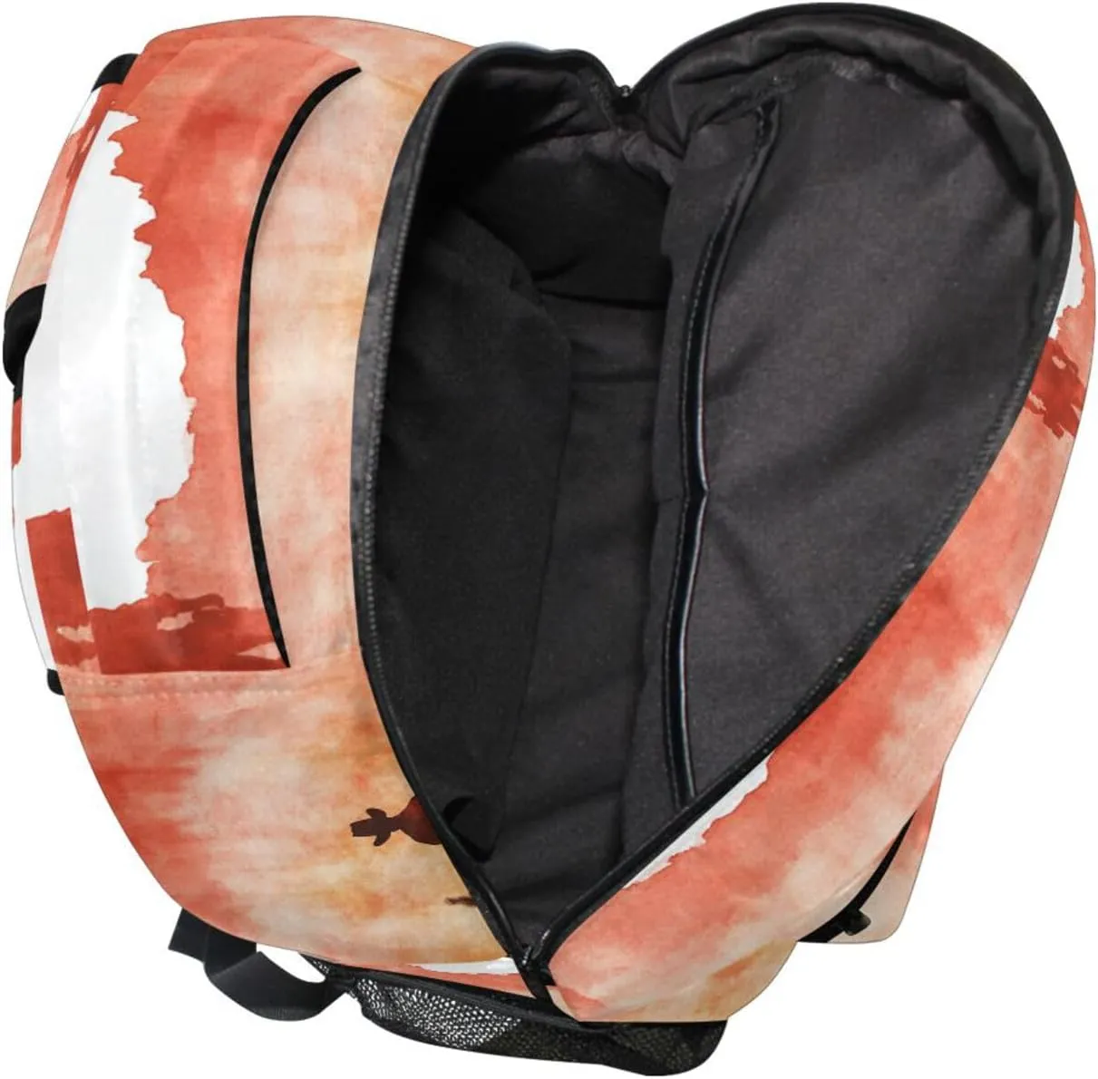 Backpack for Women Men Fashion Travel Laptop Backpack with Chest Strap for College Work Western Cowboy Boots Cowboy Vast Desert