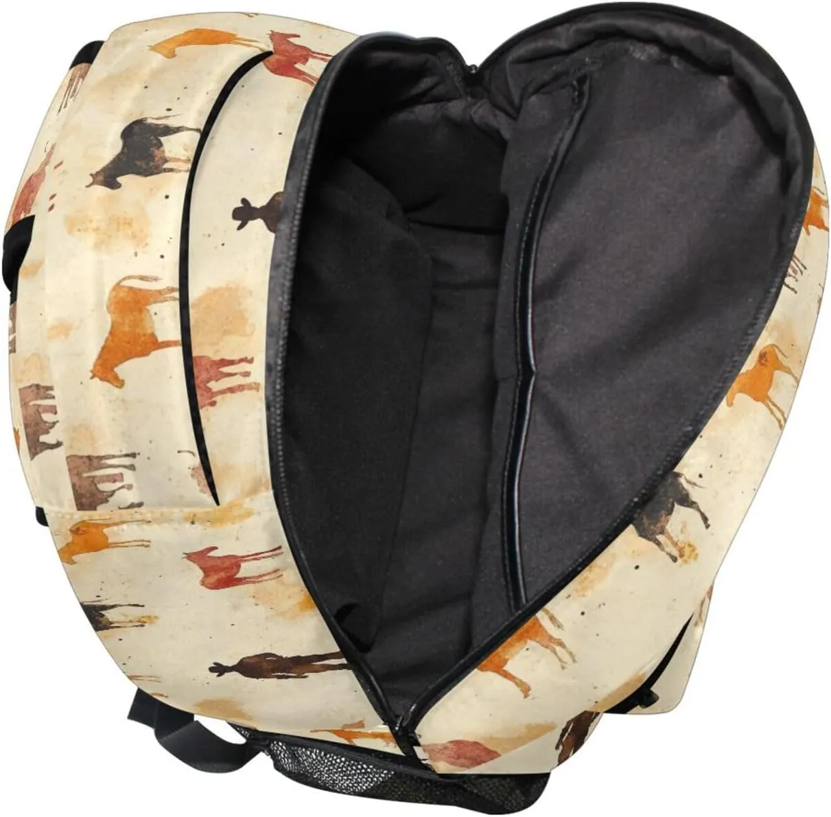 Backpacks for Men Women Waterproof Personal Backpack with Chest Strap for Travel Trip Western Cowboy Boots Vast Desert