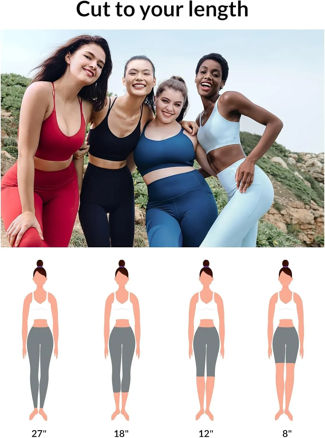 baleaf Freeleaf Women's 7/8 Yoga Leggings with Pockets, High Waisted 27" Workout Lounge Leggings Cozy Soft Athletic Pants