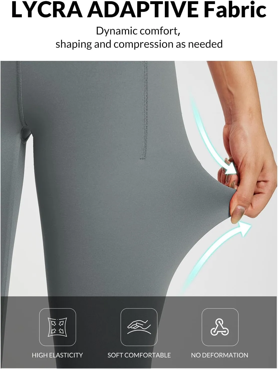 baleaf Freeleaf Women's 7/8 Yoga Leggings with Pockets, High Waisted 27" Workout Lounge Leggings Cozy Soft Athletic Pants