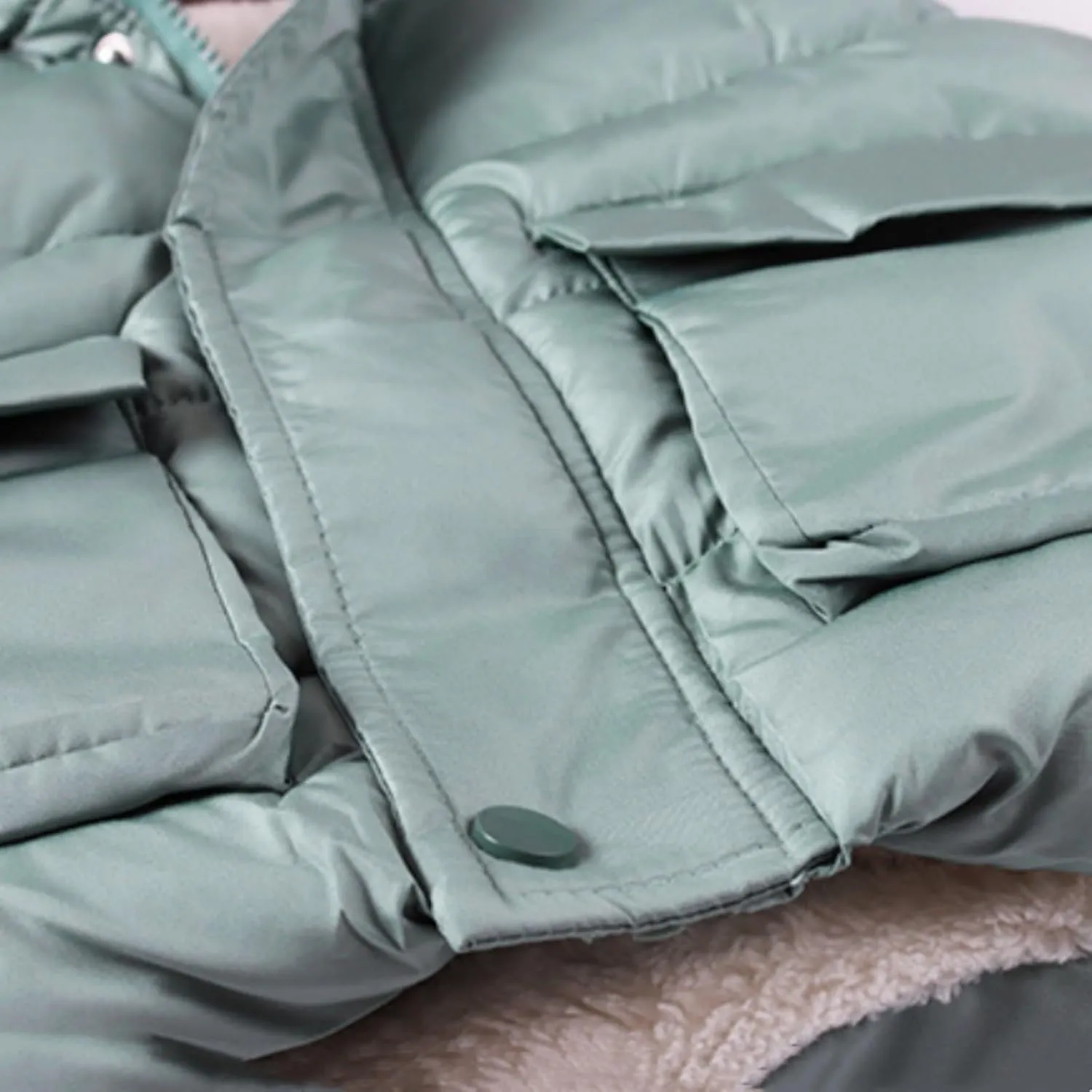 Boys And Girls Fall And Winter Bear Padded Hooded Vest Zipper Cotton Jacket Coats for Girls 6t