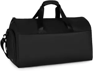 Carry-On Garment Bags Duffel Mens Suit Travel Bag, Waterproof 2 In 1 Hanging Suitcase Suit Business Travel Bag Rolling (Black)