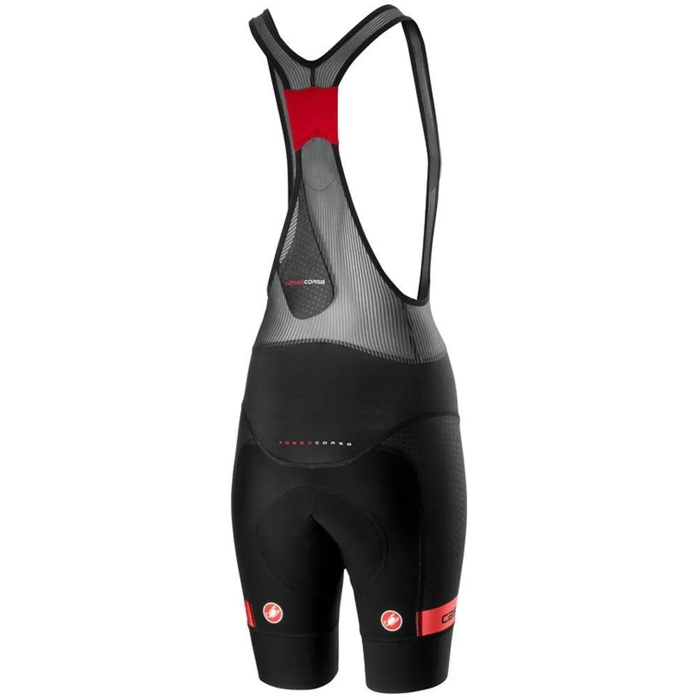 Castelli Women's Free Aero Race 4 W Bibshor Team - Pink