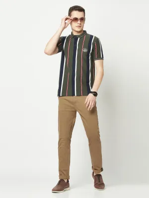 Checked Brown Trousers