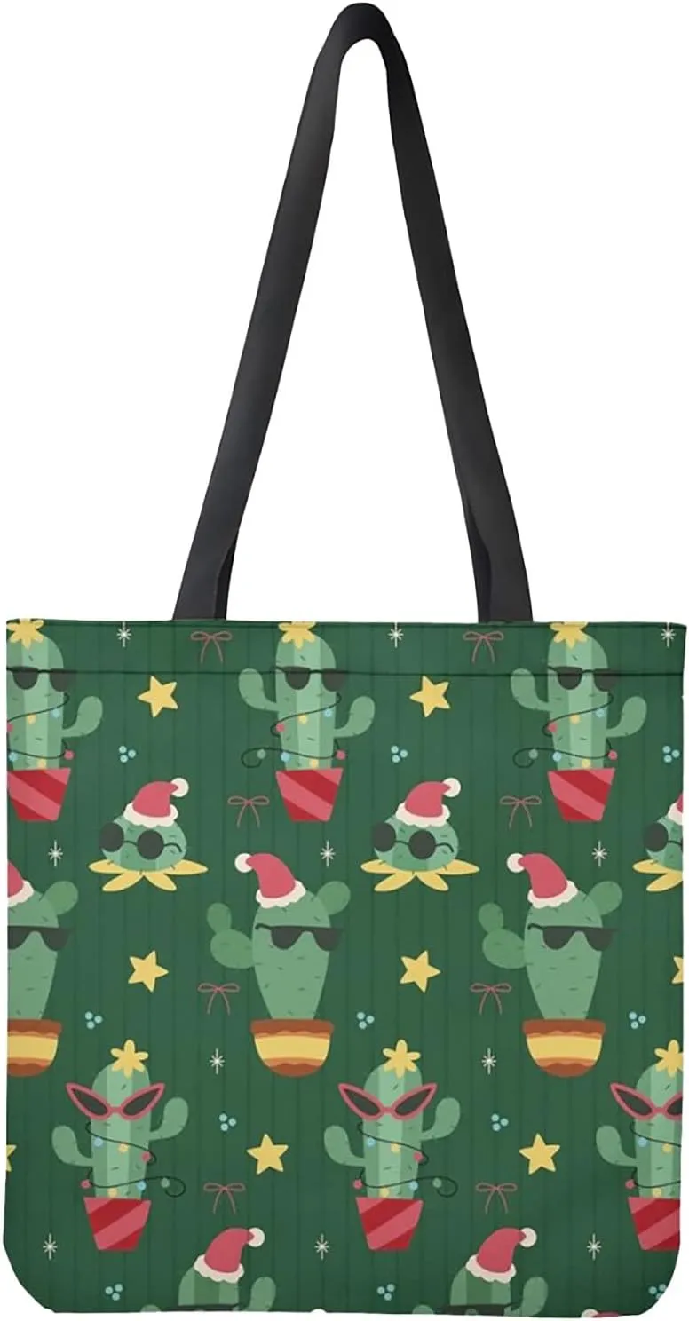 Christmas Themed Shopping Bags Large Capacity Multifunction The Single Shoulder Bag Bag for Men Shoulder (C, One Size)