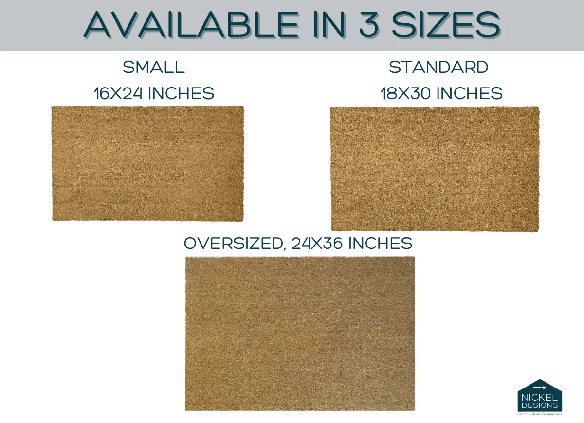 Christmas Trees Doormat