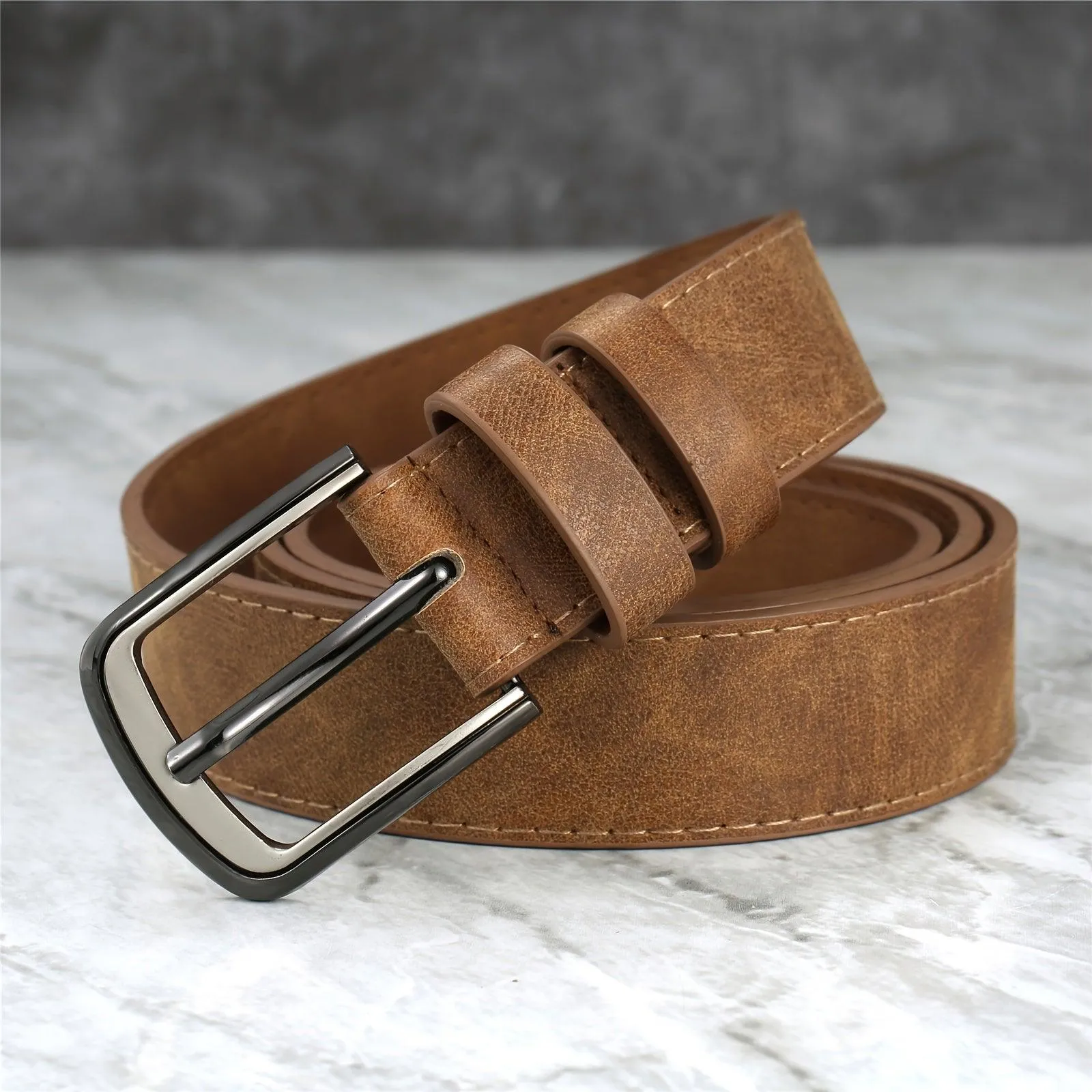 Classic Wide Stitch Belt