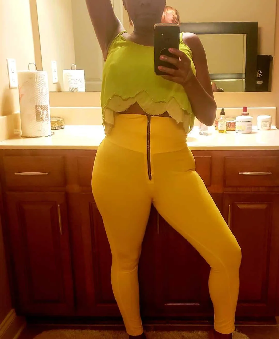 Color high wasit leggings