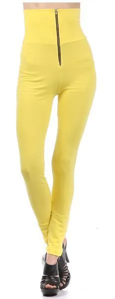 Color high wasit leggings