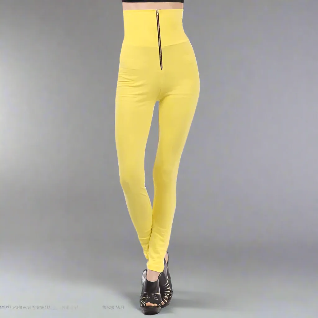 Color high wasit leggings