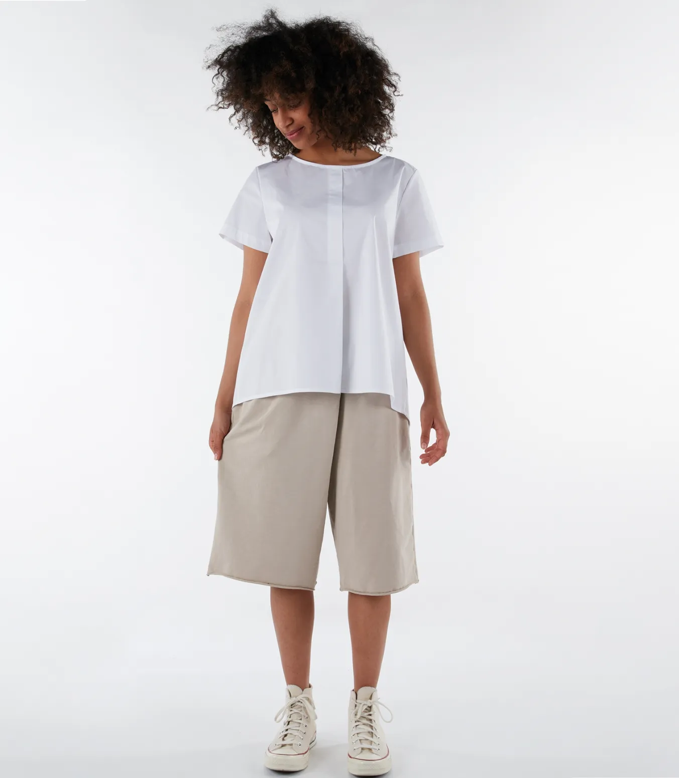 COTTON SWEATSHIRT BERMUDA
