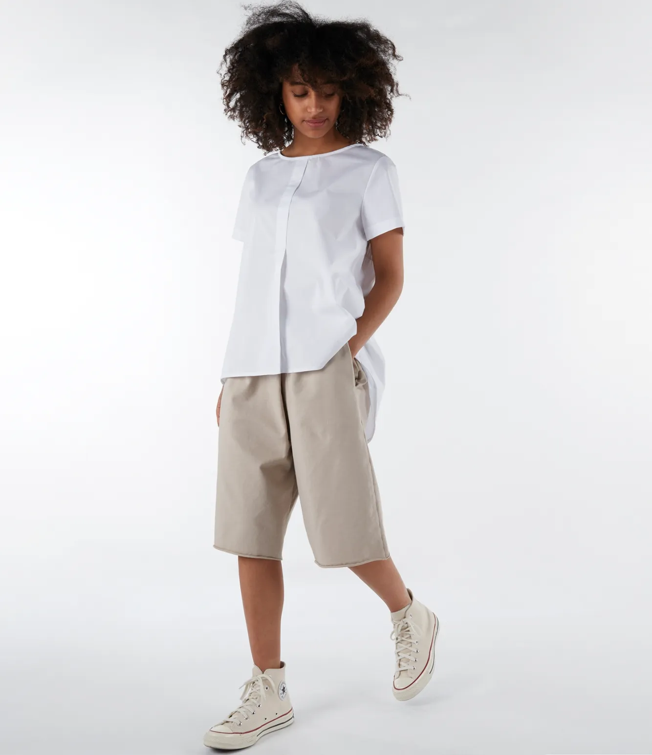 COTTON SWEATSHIRT BERMUDA