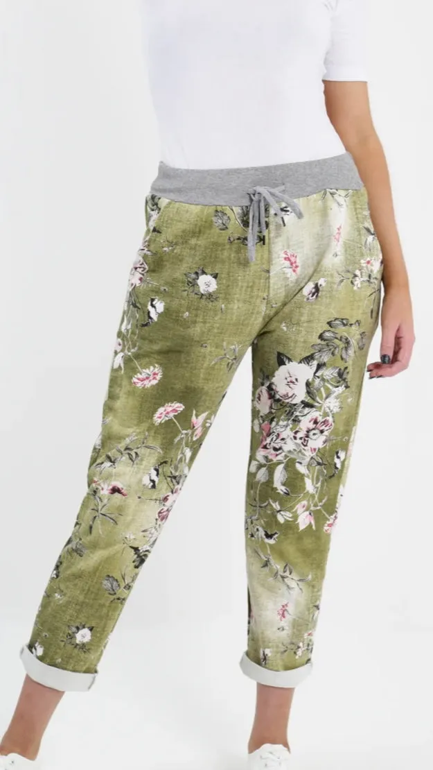 Cotton Trouser - Floral