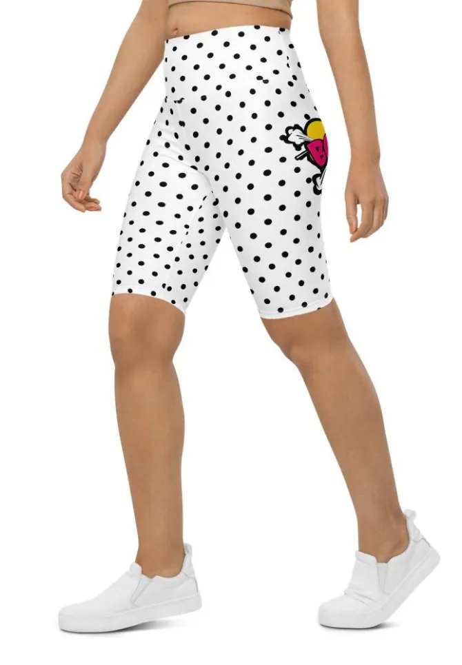 Cutest Pop Art Biker Shorts