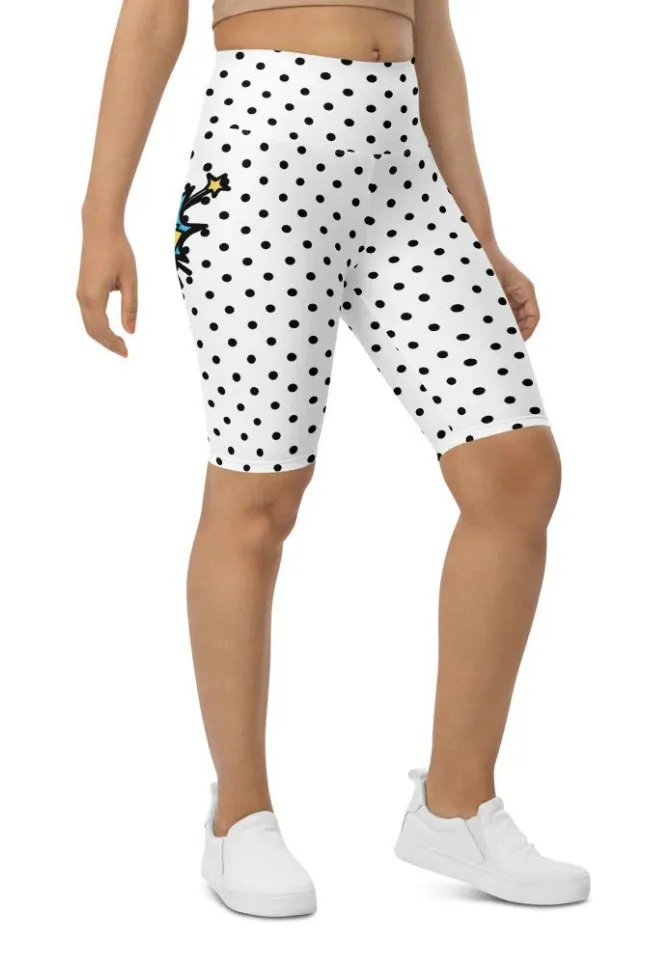 Cutest Pop Art Biker Shorts