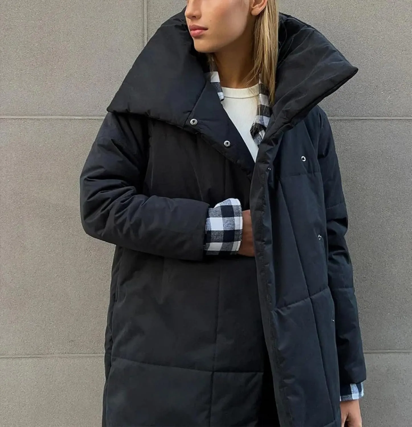 Dawery Women Loose Thicken Jackets Parkas Winter Coats Oversized Warm Long Belt Puffer Jackets Ladies Cotton Padded Jacket
