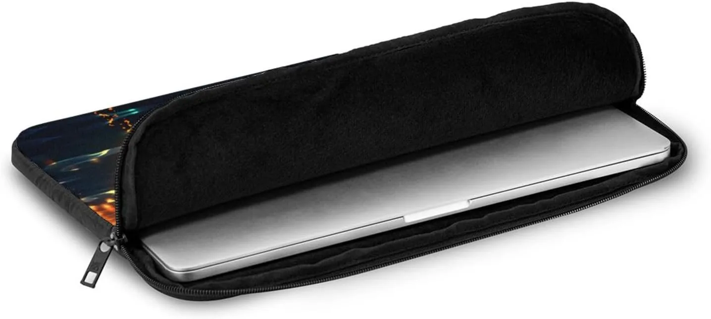 Dolphin'S Fun Ocean Laptop Sleeve Case 15 Inch Suitable for Notebook Computer Tablet Traveling Carrying Simple Case