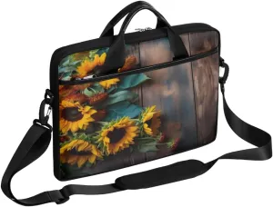 Eiffel Tower Fun Pattern Laptop Shoulder Bag for Tablet Computer Notebook Sleeve Messenger Carrying Case Briefcase Tote