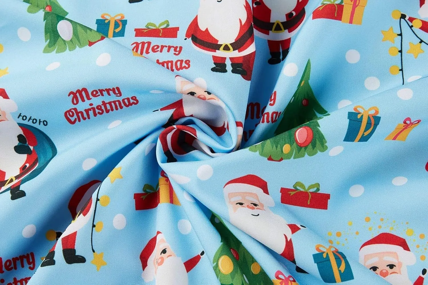 ENVMENST Christmas Button Up Shirt for Men Fun Printed Casual Short Sleeve Hawaiian Santa Shirt