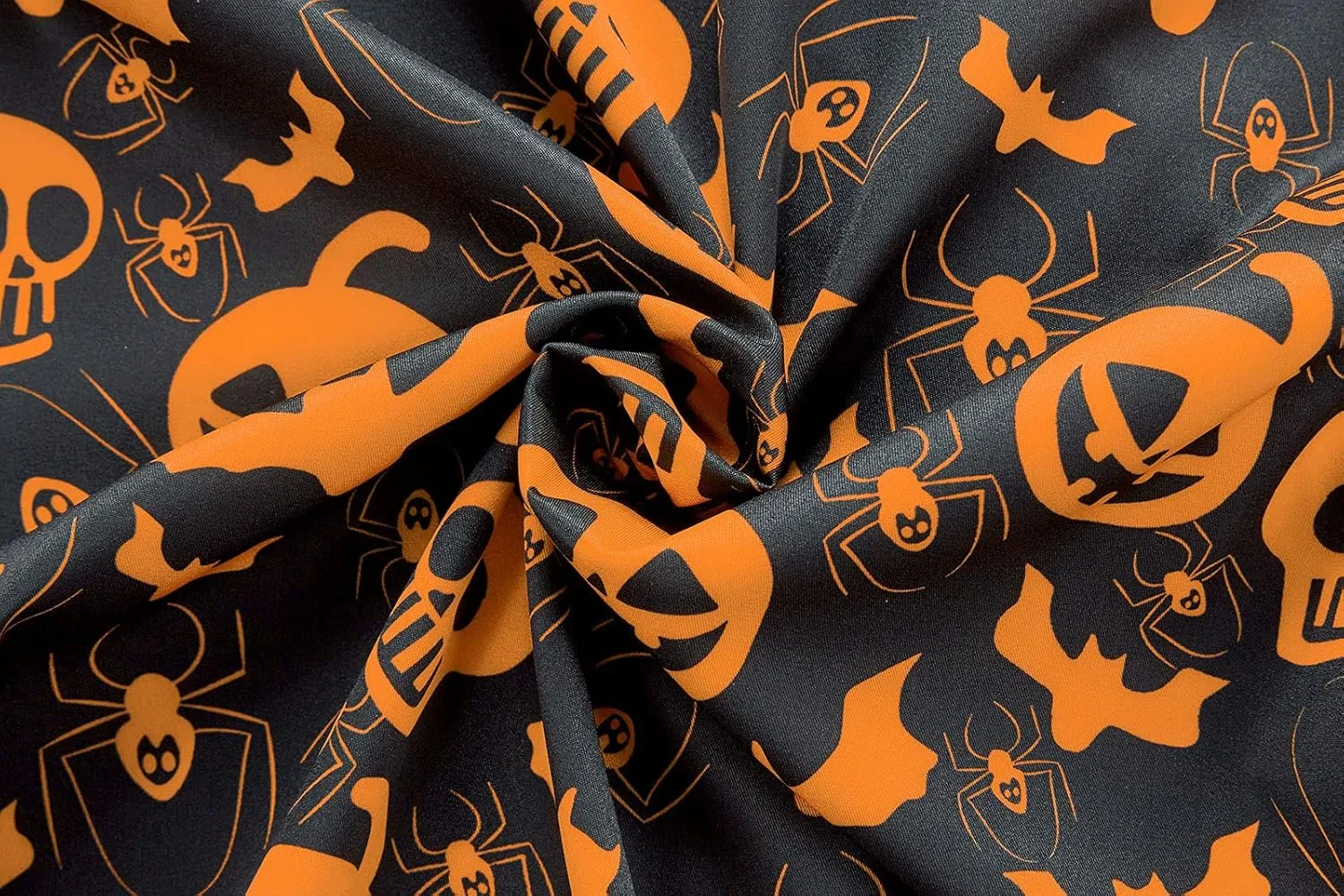 ENVMENST Halloween Button Up Shirt for Men Fun Pumpkins Printed Casual Short Sleeve Hawaiian Aloha Shirts
