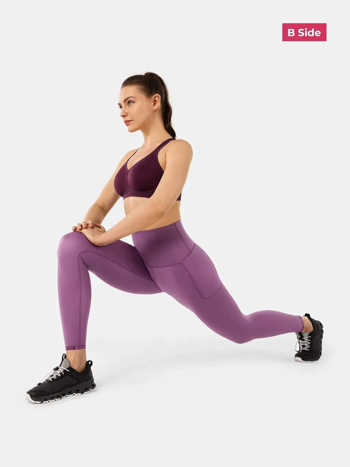 Fanka Women's Powerband Resistance Leggings (Reversible Wear)