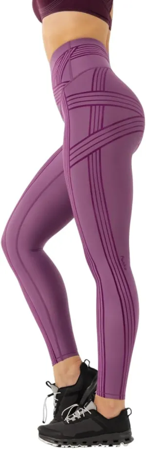 Fanka Women's Powerband Resistance Leggings (Reversible Wear)