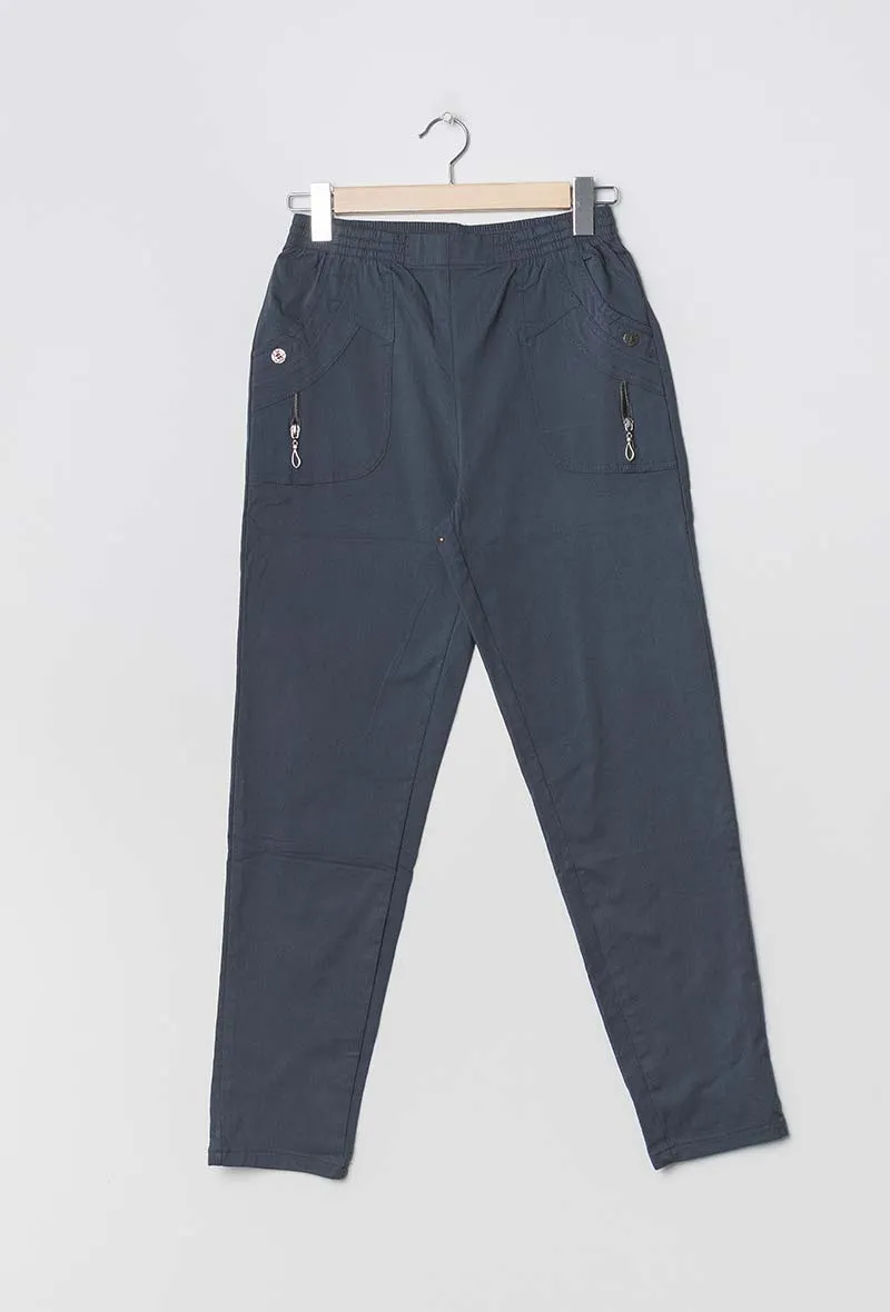 Fleece Lined Stretch Trousers