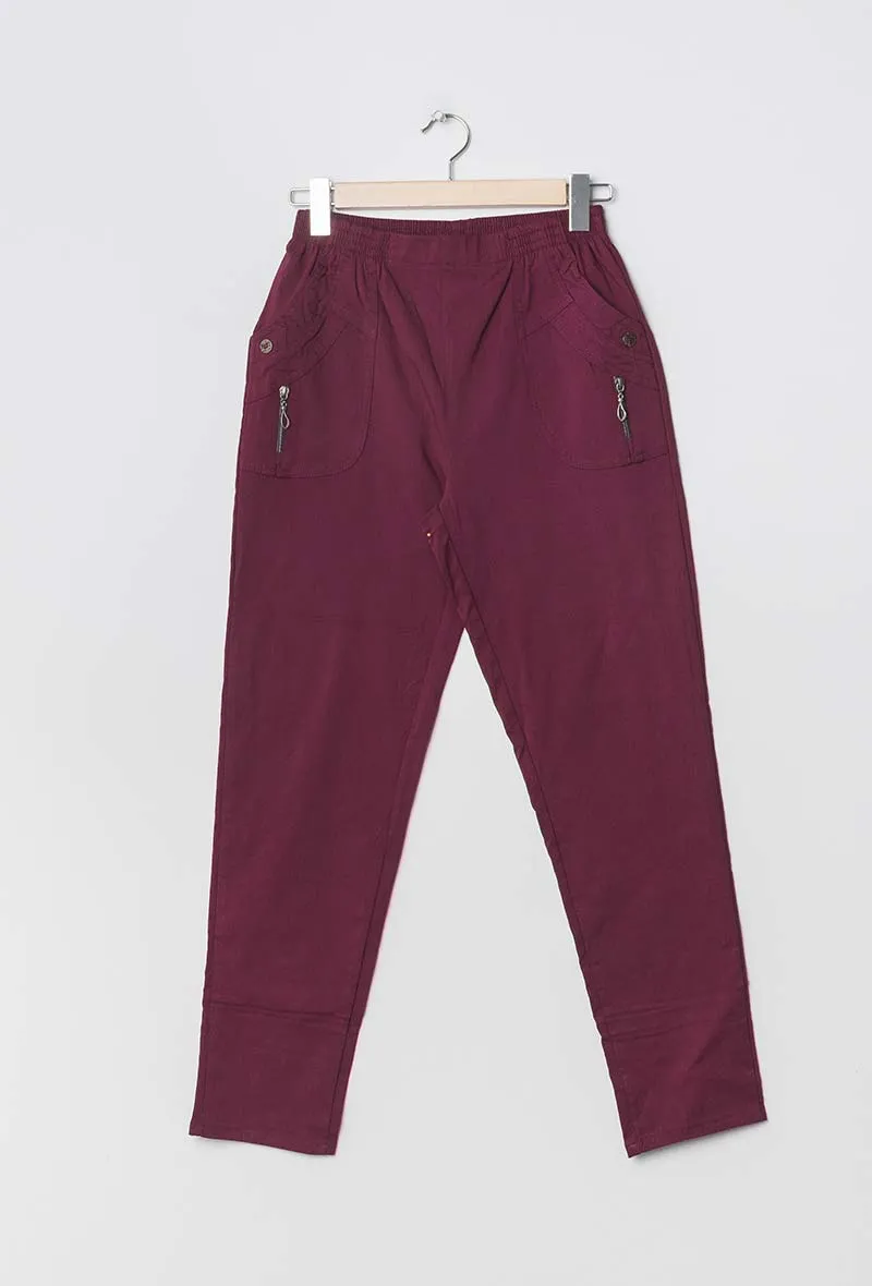 Fleece Lined Stretch Trousers