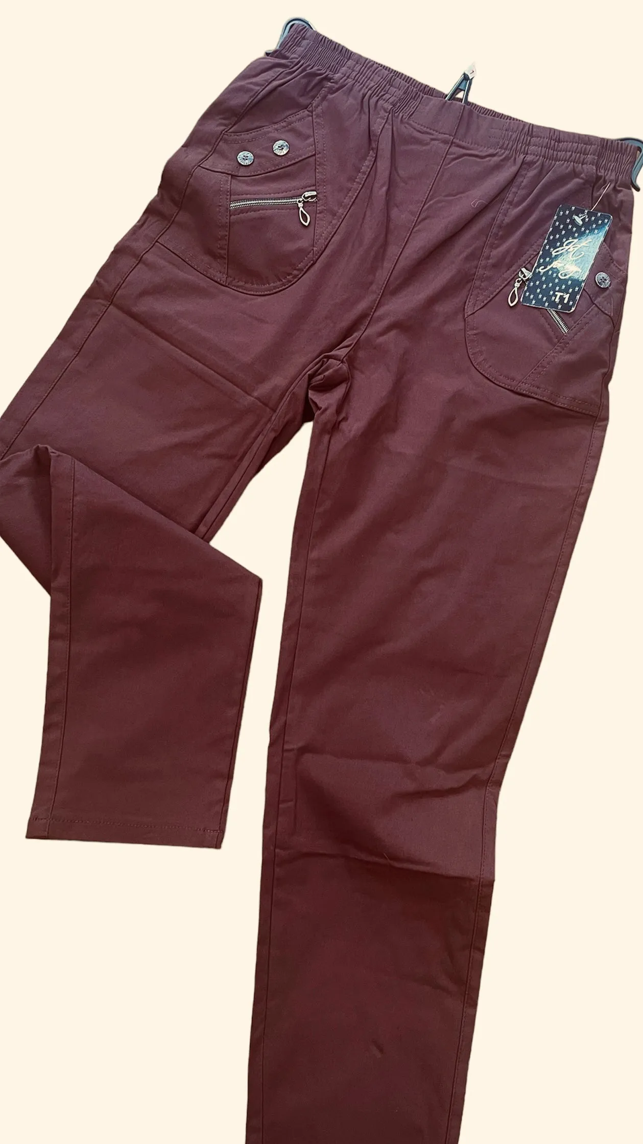 Fleece Lined Stretch Trousers