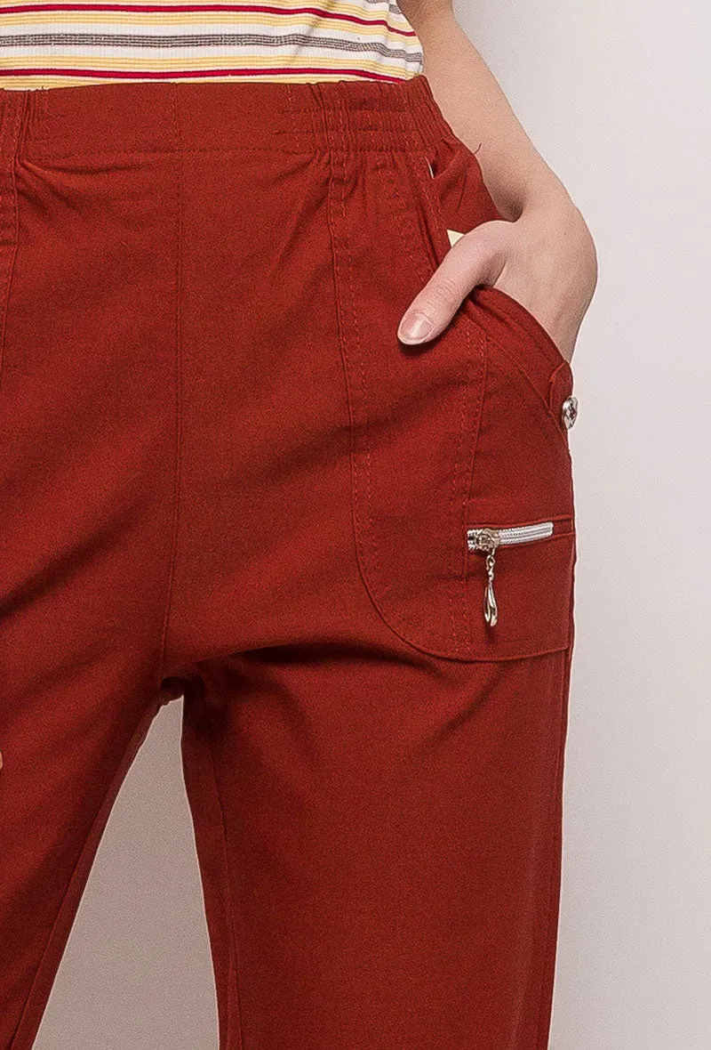 Fleece Lined Stretch Trousers