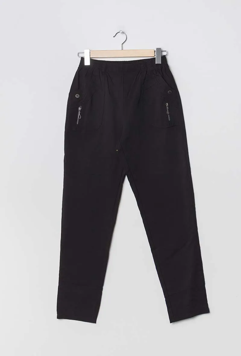Fleece Lined Stretch Trousers