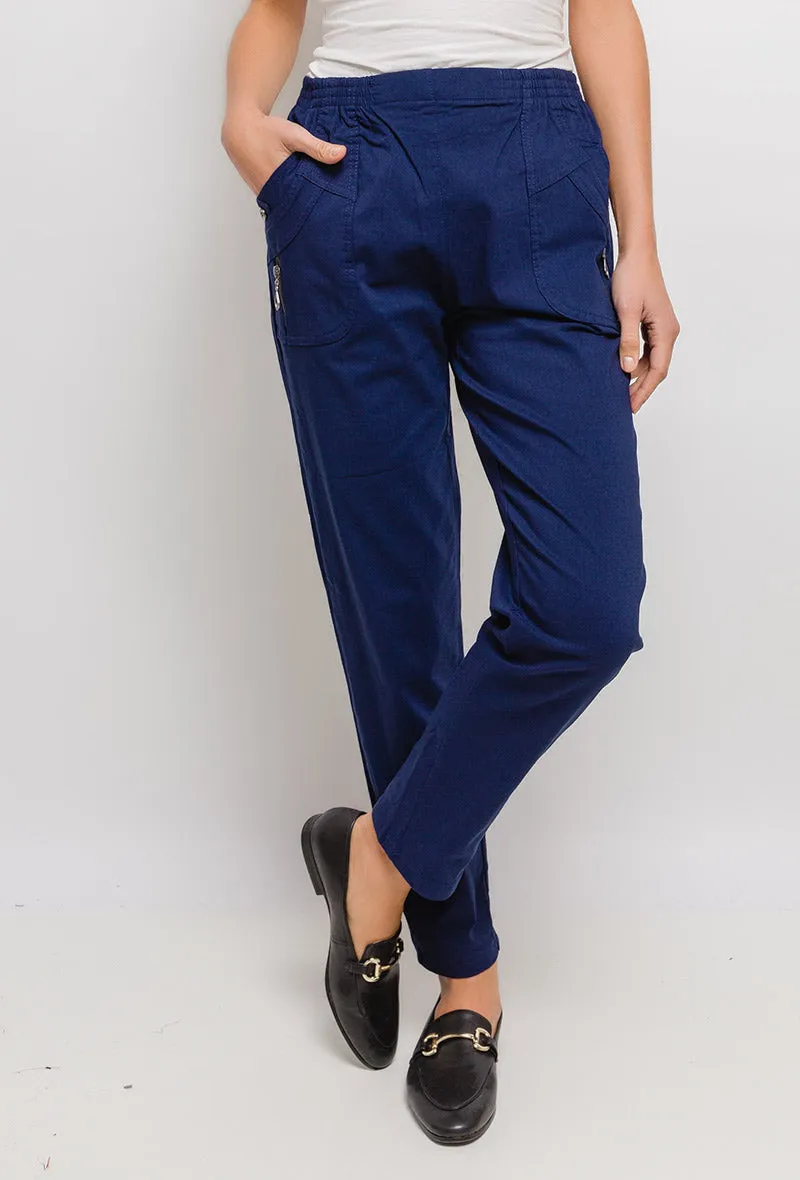 Fleece Lined Stretch Trousers