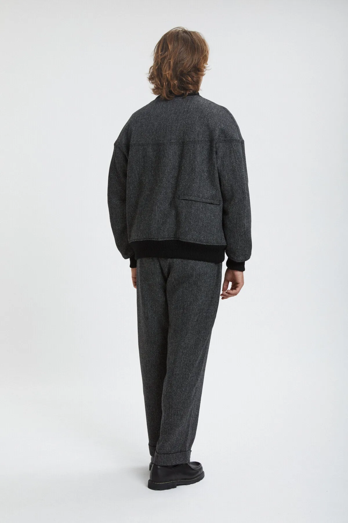 Four Climes Herringbone Bermuda Trousers