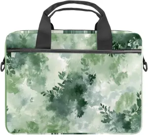 Fun Animal Green Gator Crocodile Laptop Bag Case Computer Sleeve Shoulder Messenger Bag for Work School
