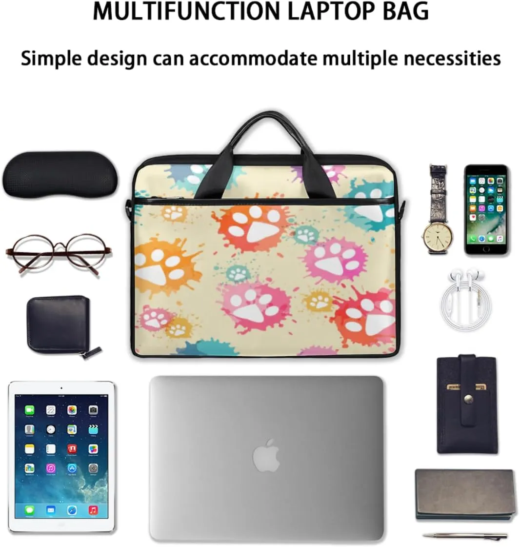 Fun Camouflage Pattern Laptop Shoulder Bag for Tablet Computer Notebook Sleeve Messenger Carrying Case Briefcase Tote